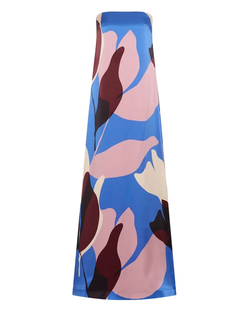 Rebecca Vallance Mika Maxikleid mit abstraktem Print - Blau Blau