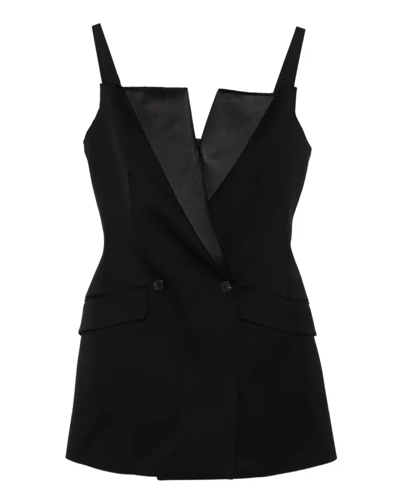 Givenchy double-breasted mini dress - Schwarz Schwarz