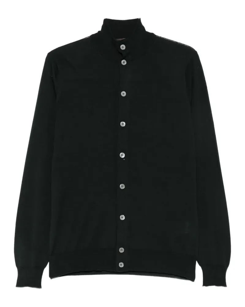 Filippo de Laurentiis button-up high-neck cardigan - Grün Grün