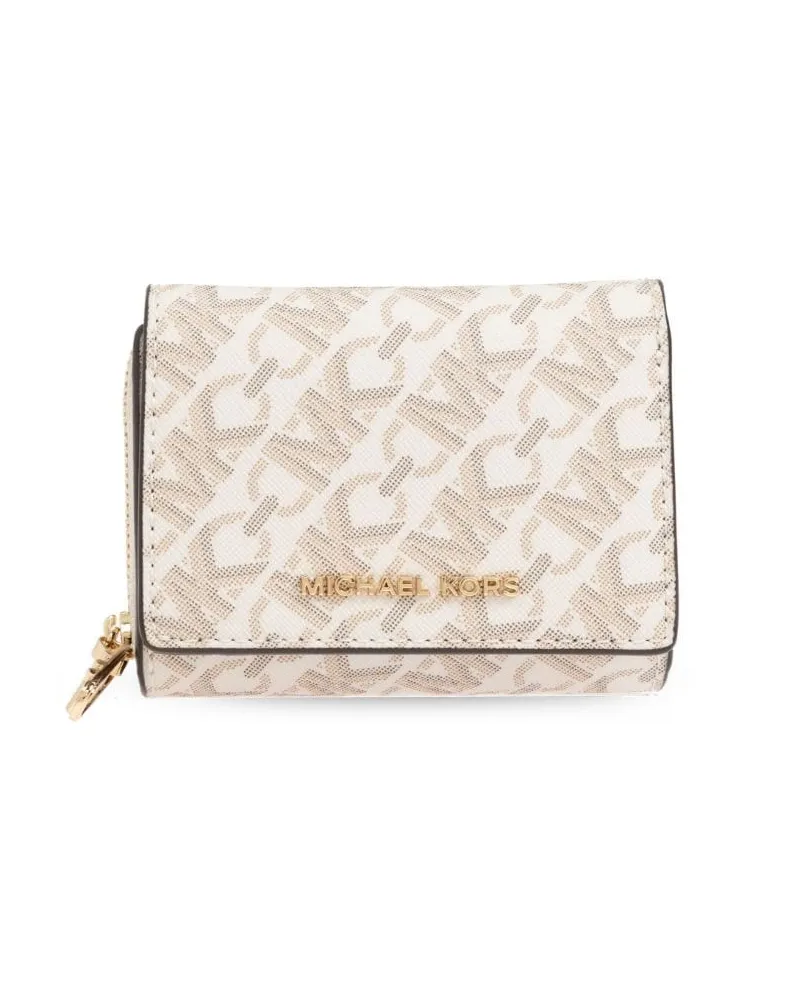 Michael Kors Portemonnaie mit Logo-Print - Nude Nude