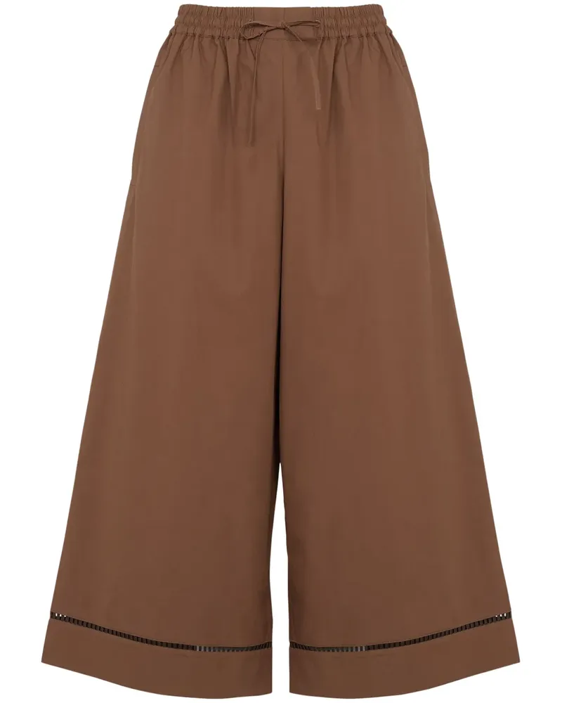 Yves Salomon Klassische Cropped-Hose - Braun Braun