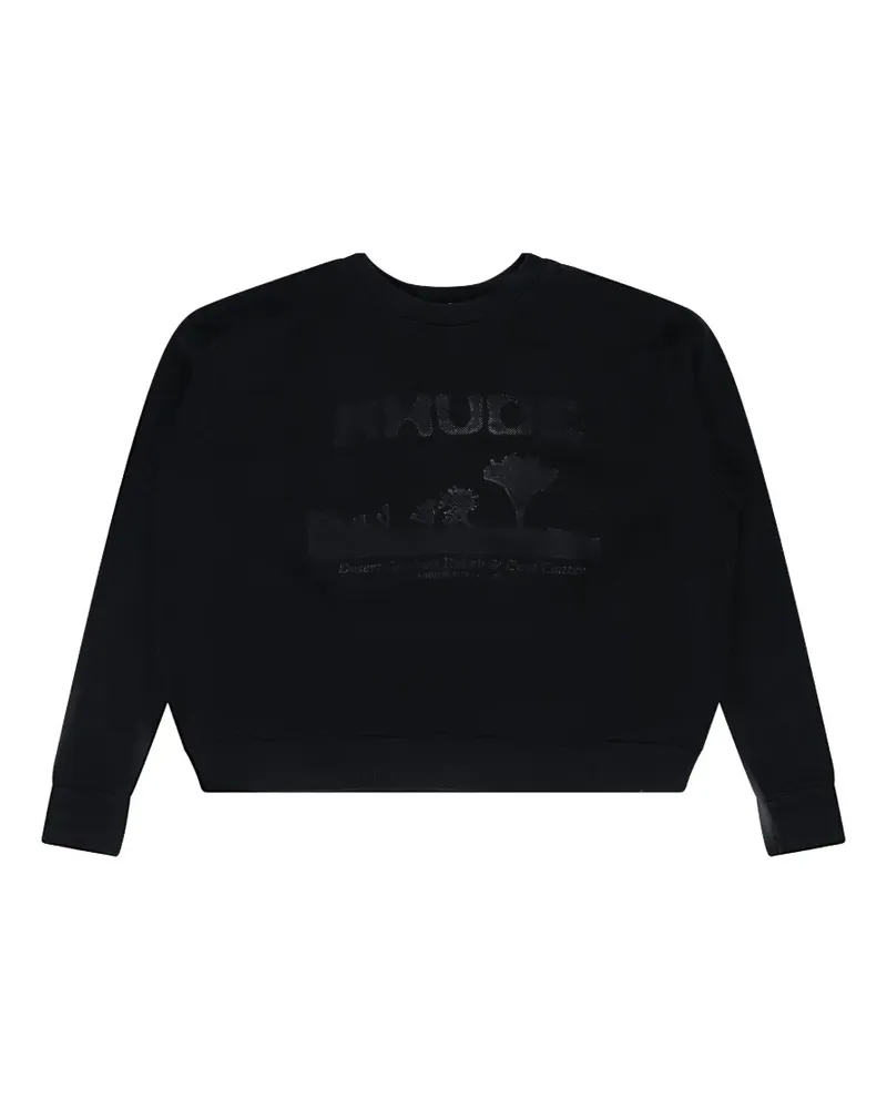 RHUDE Pullover mit grafischem Print - Schwarz Schwarz