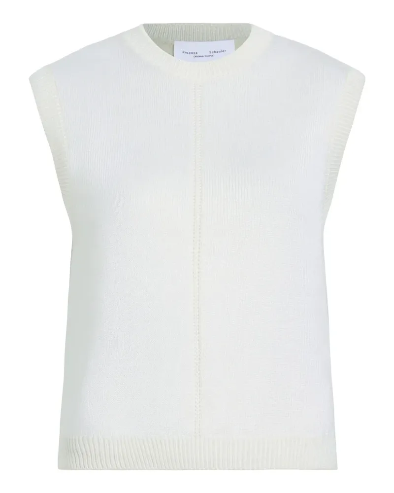 Proenza Schouler Emily Oberteil - Weiß Weiß