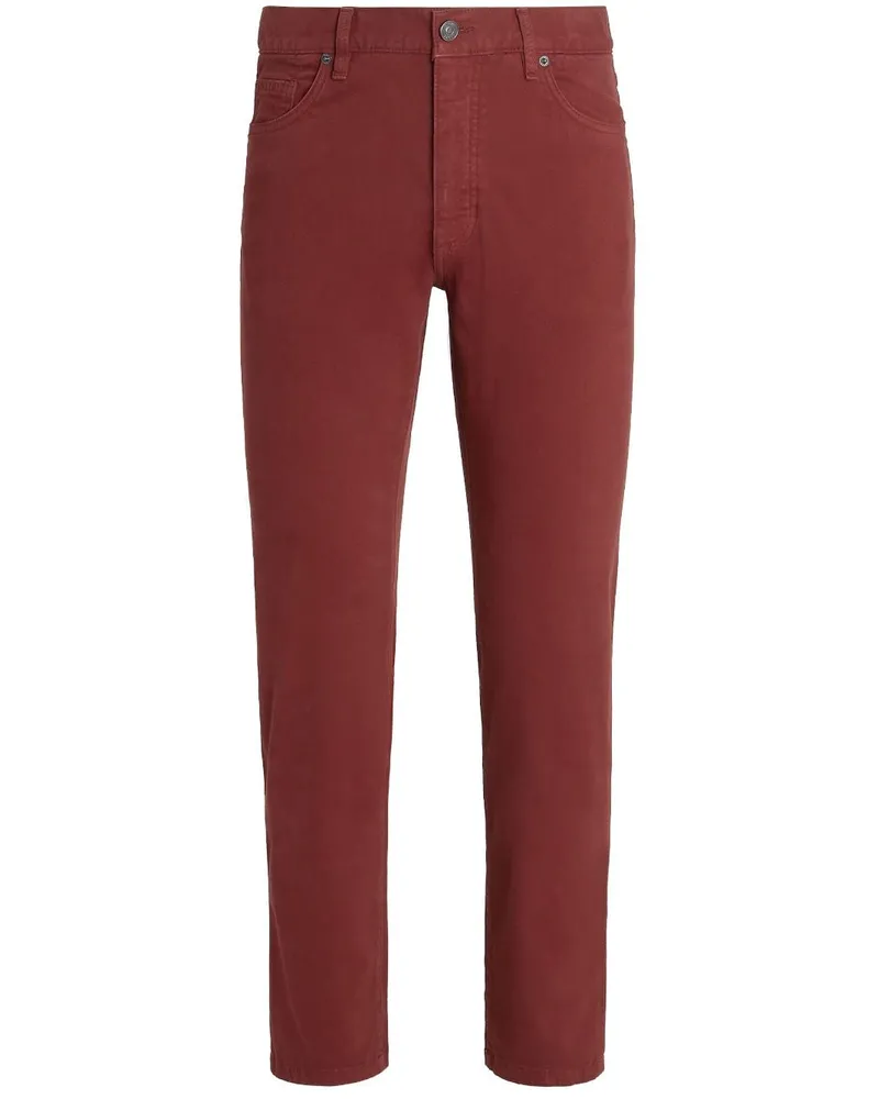 Ermenegildo Zegna Roccia Jeans mit geradem Bein - Rot Rot