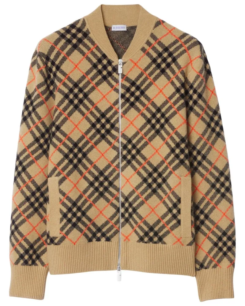 Burberry Karierter  Cardigan - Braun Braun