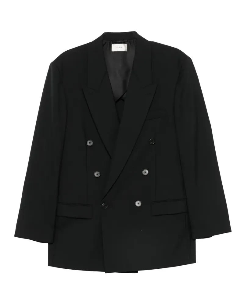 The Row Mazzy double-breasted blazer - Schwarz Schwarz
