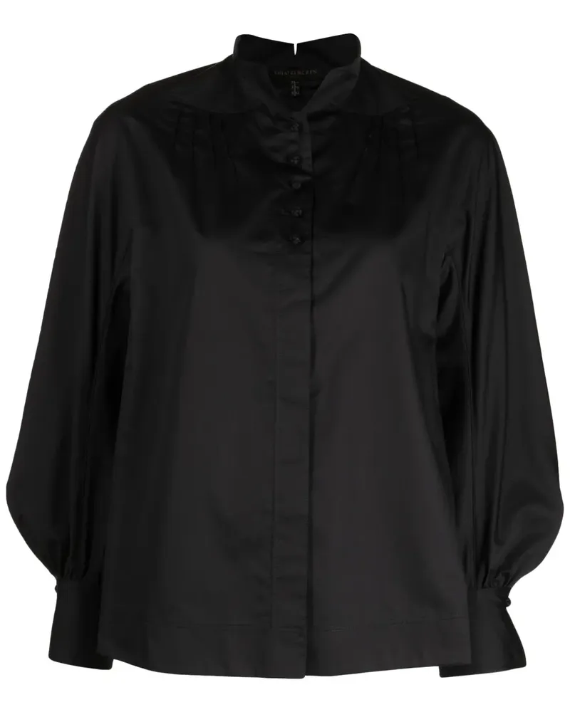 SHIATZY CHEN Hemd mit Knotendetail - Schwarz Schwarz