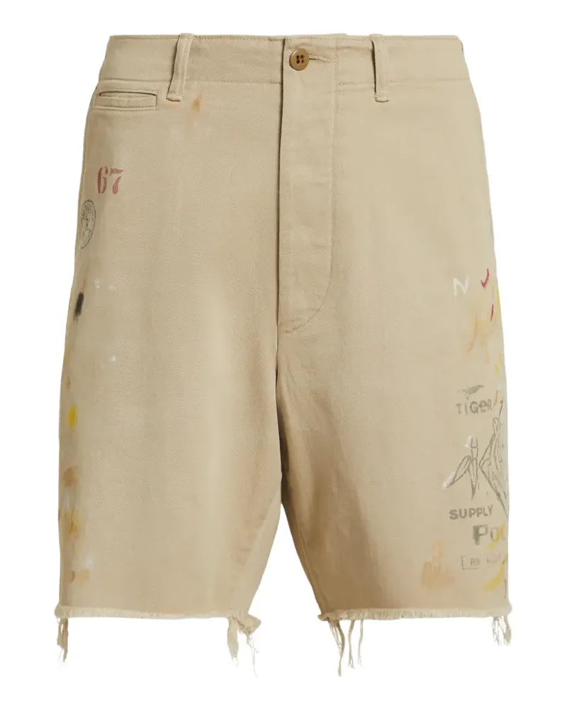 Ralph Lauren Shorts mit ausgefranstem Saum - Braun Braun