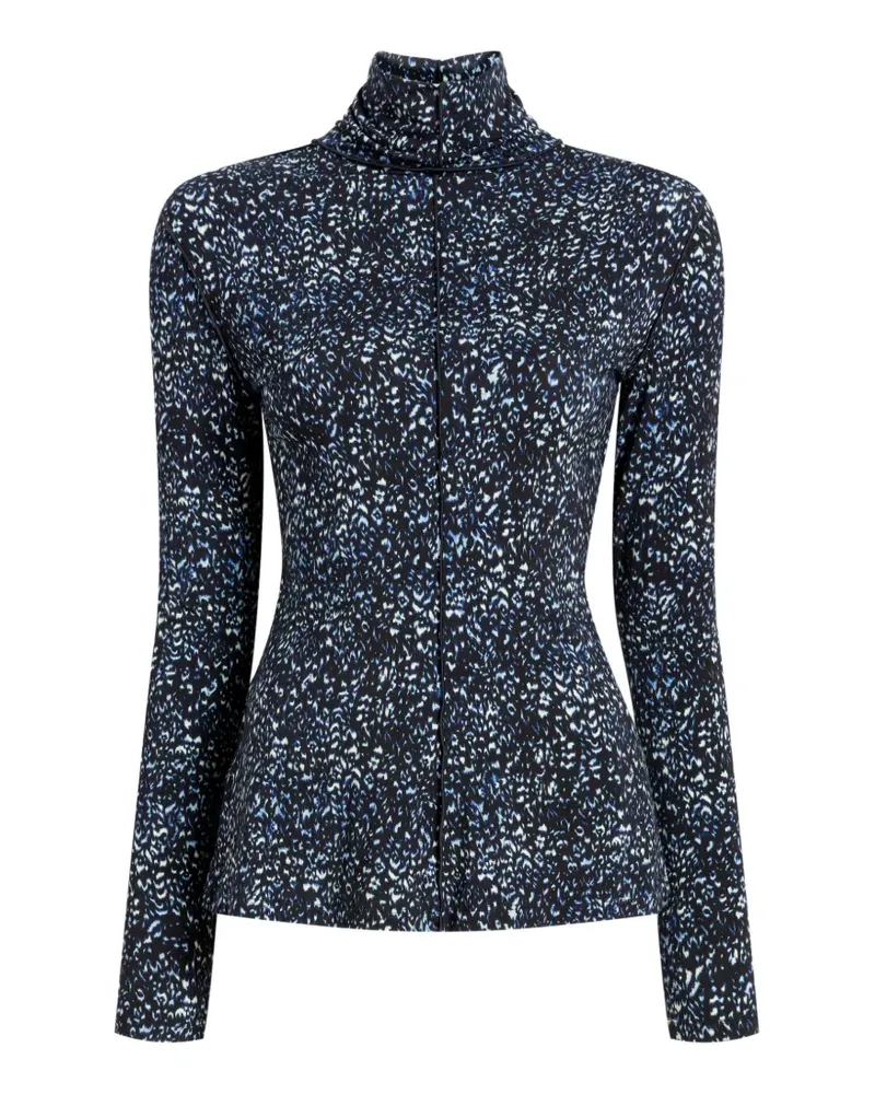 Proenza Schouler Audrey Rollkragenoberteil - Blau Blau