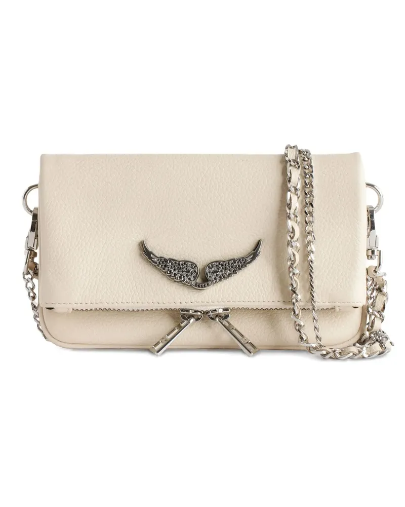Zadig & Voltaire Swing Your Wings Rock Nano Clutch - Nude Nude