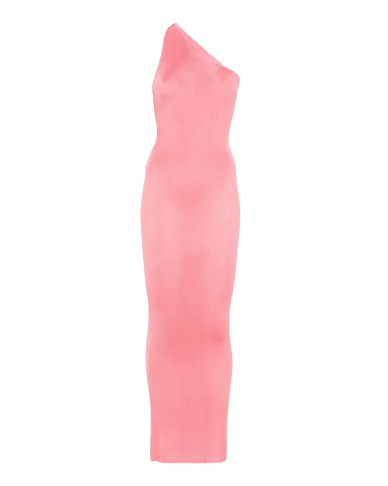 Self-Portrait one-shoulder maxi dress - Rosa Rosa