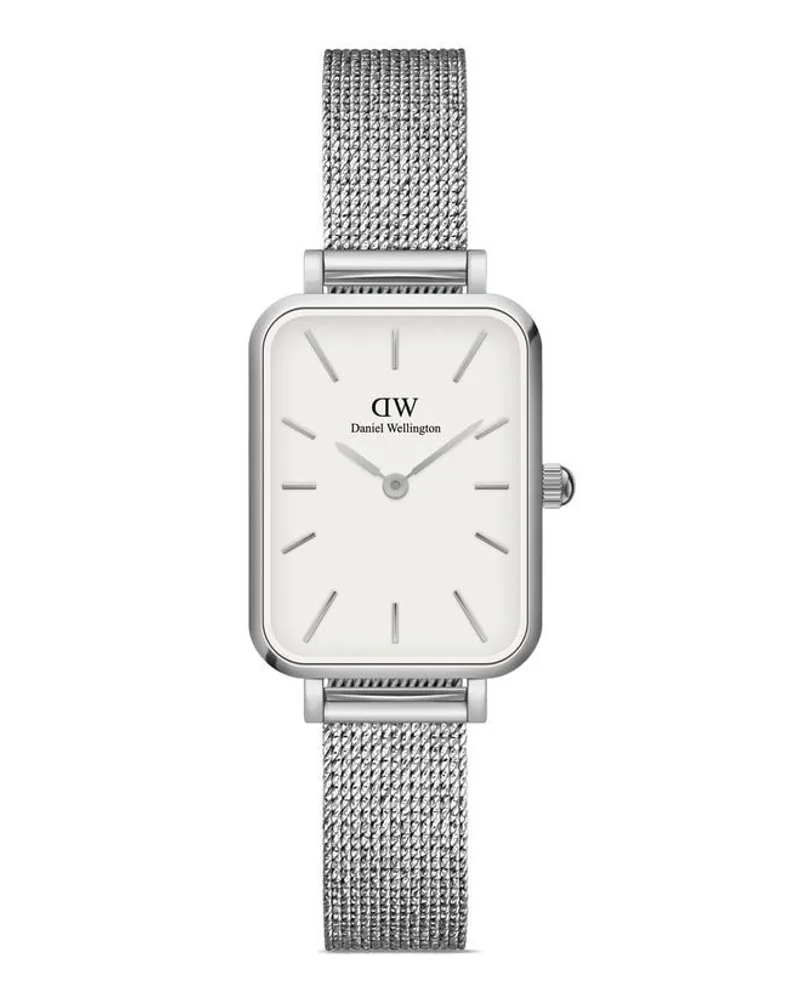 Daniel Wellington Quadro Pressed 20mm Silber