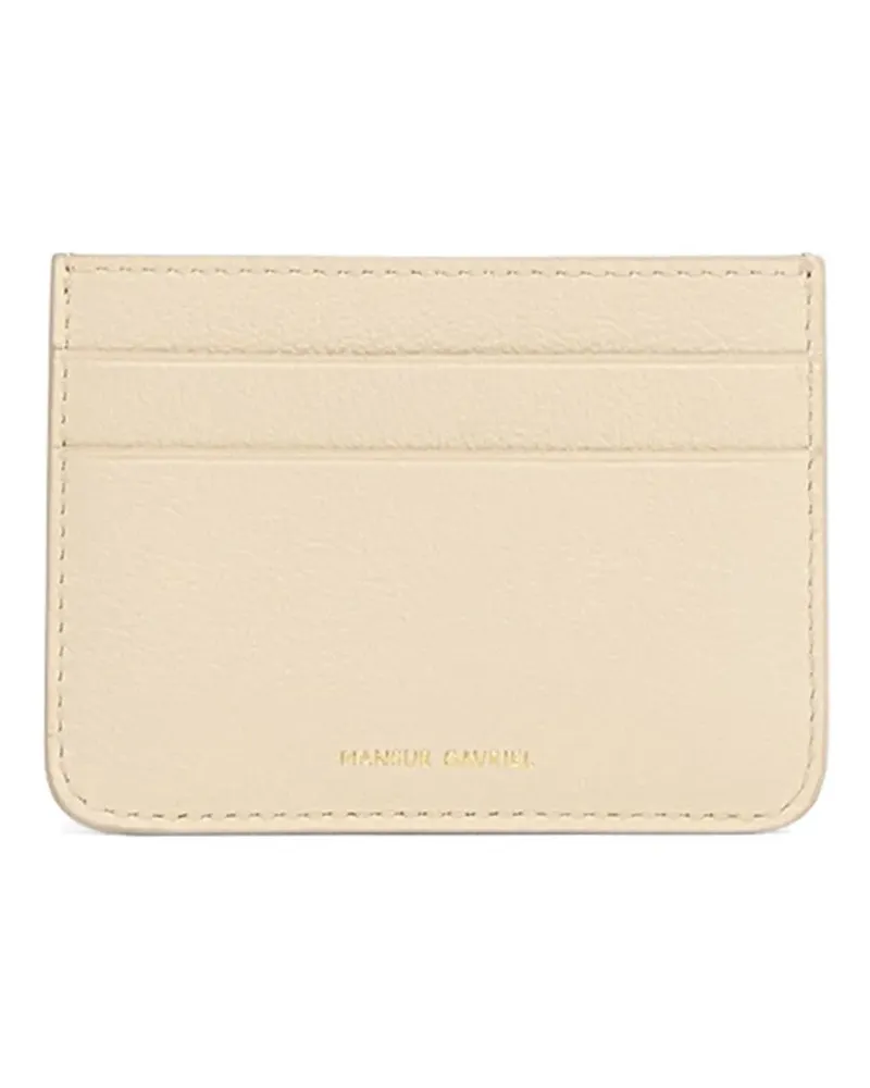 Mansur Gavriel Kartenetui mit Logo - Nude Nude