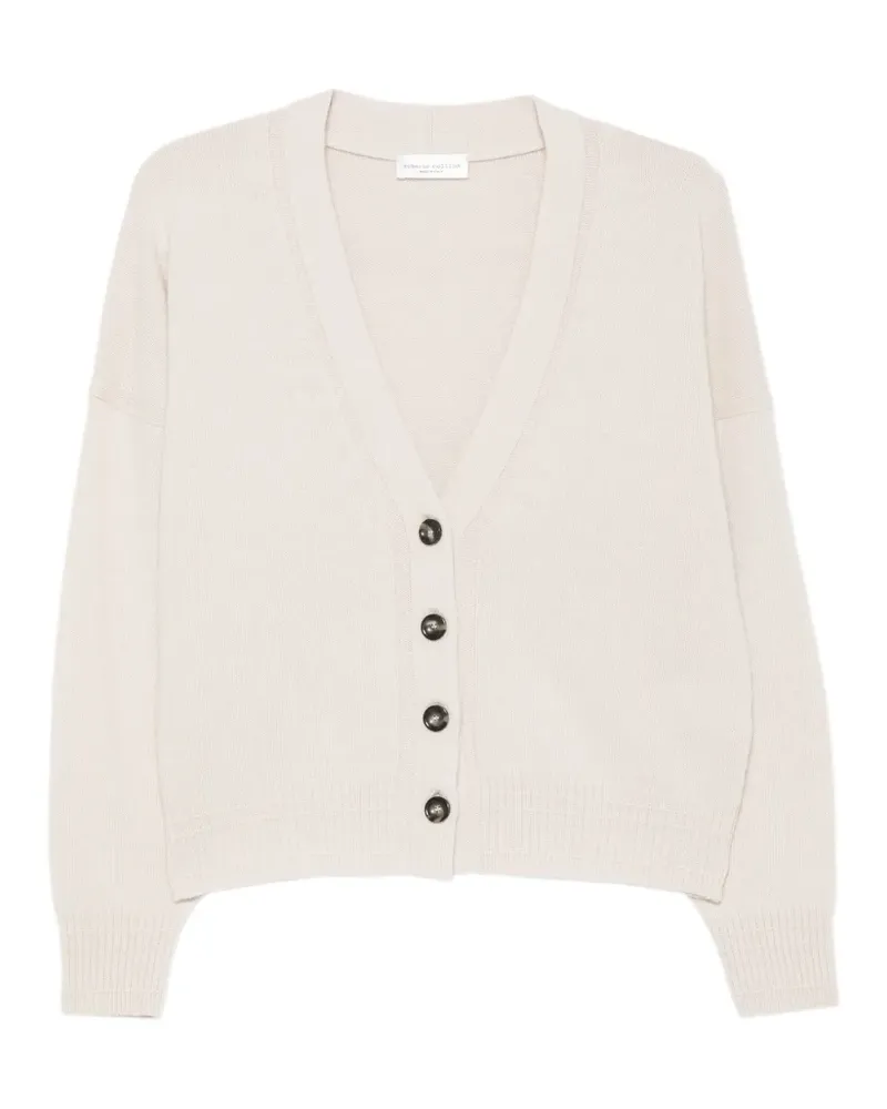 Roberto Collina button-up knit cardigan - Nude Nude