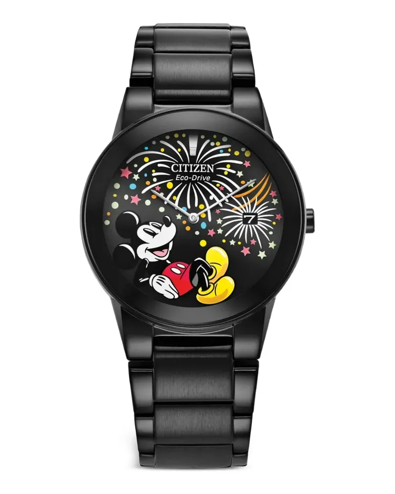 Citizen x Disney Mickey Fiesta Eco-Drive 40mm Armbanduhr - Schwarz Schwarz