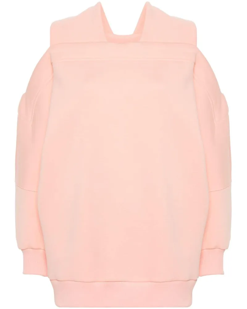 Ioana Ciolacu Sushi Sweatshirt mit Cold-Shoulder Rosa