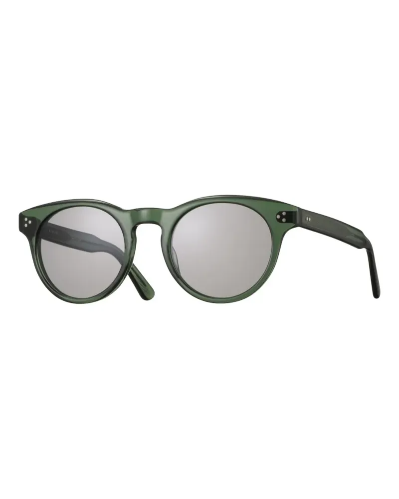 EYEVAN 7285 Luminous-E Sonnenbrille mit rundem Gestell - Grün Grün