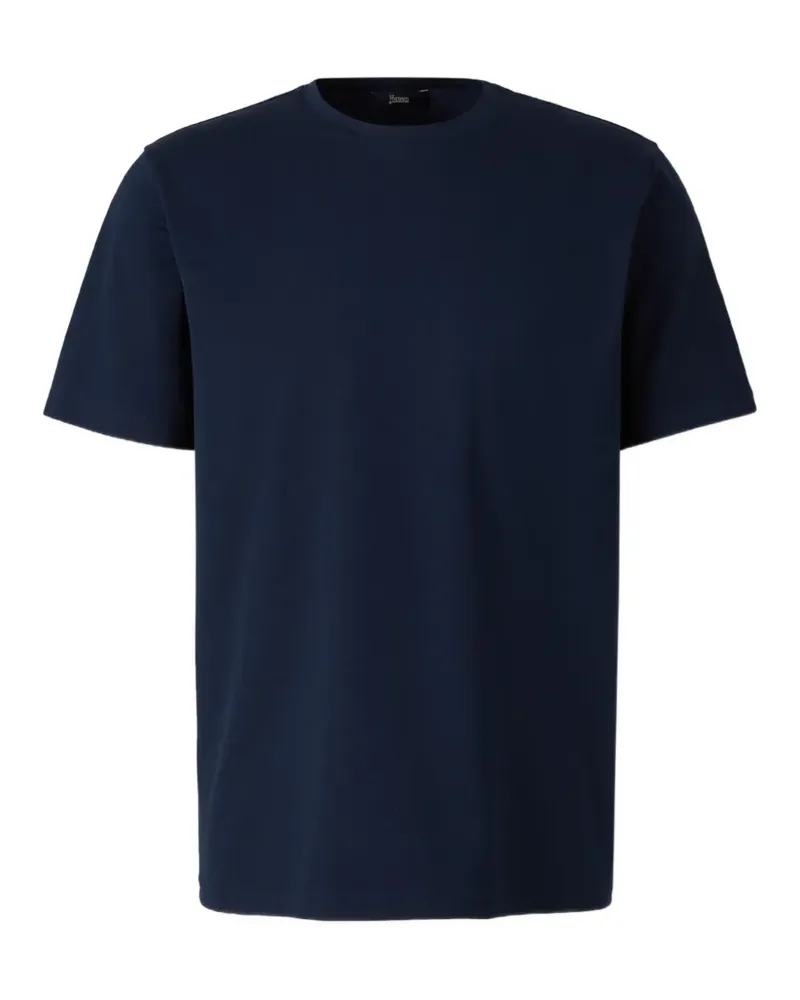 Herno logo-plaque T-shirt - Blau Blau