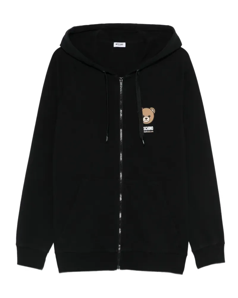 Moschino logo-detail hoodie - Schwarz Schwarz