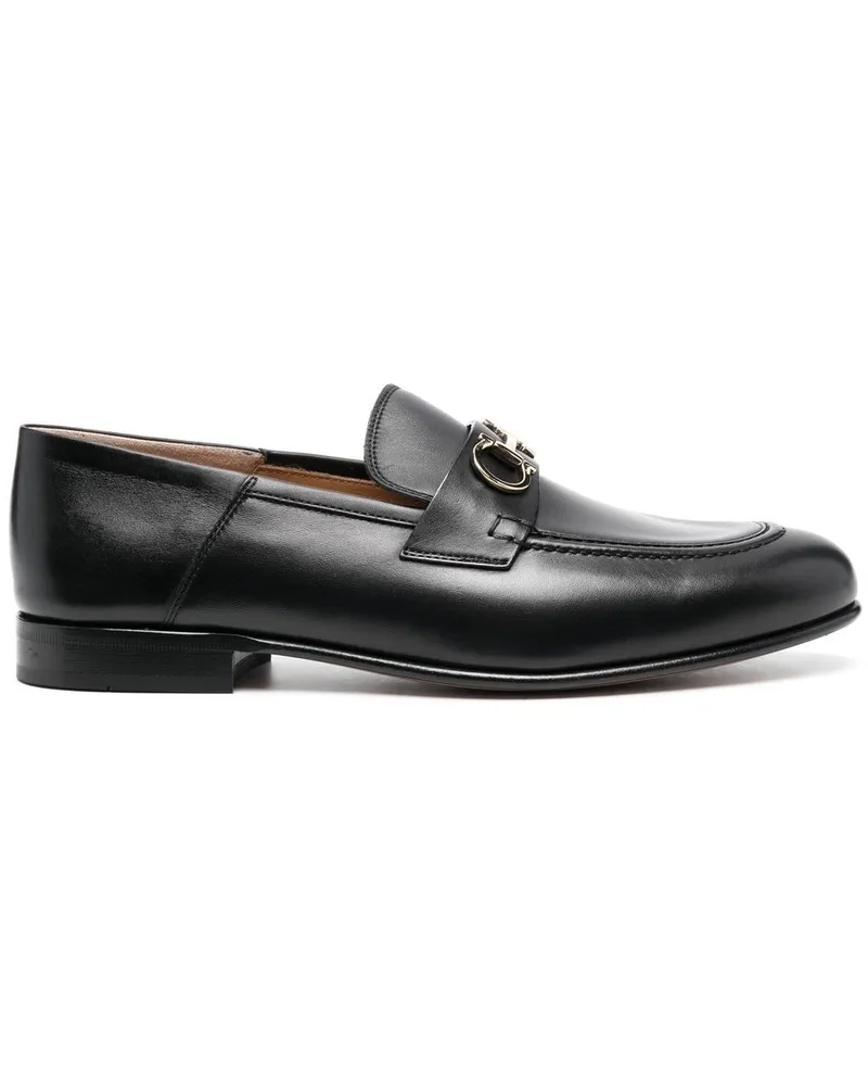 Ferragamo Ottone Gancini Loafer 20mm Schwarz