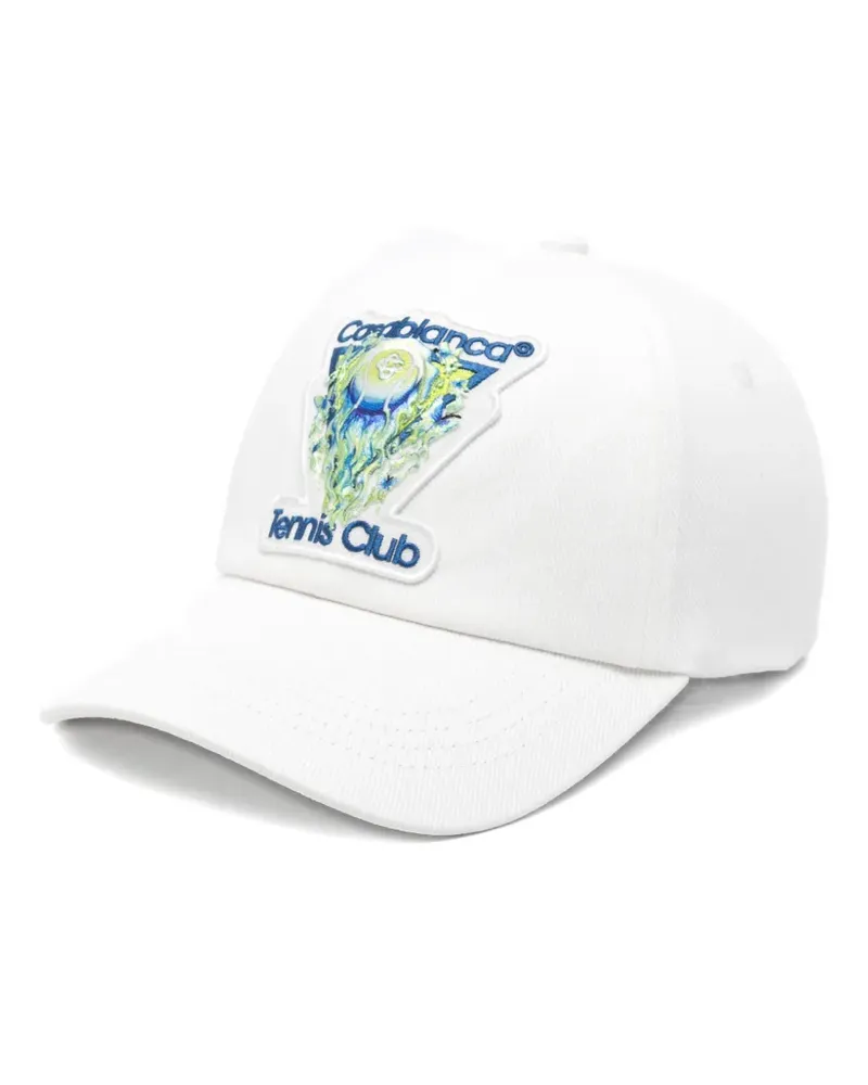 Casablanca Paris The Art of the Serve baseball cap - Weiß Weiß