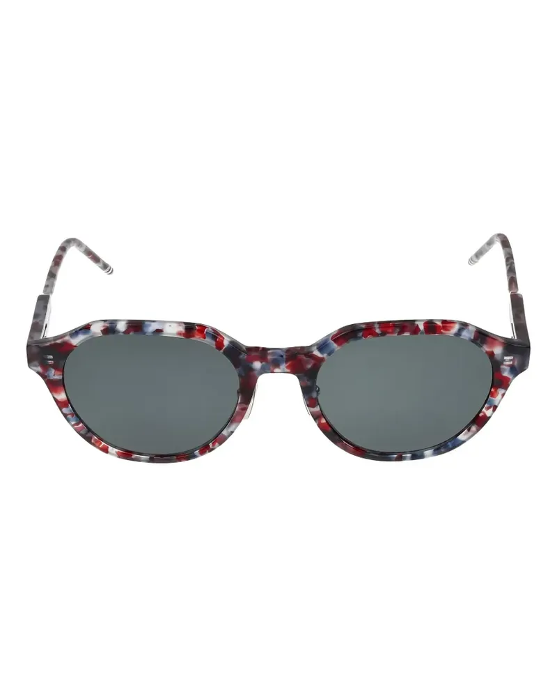 Thom Browne oval-frame sunglasses - Rot Rot
