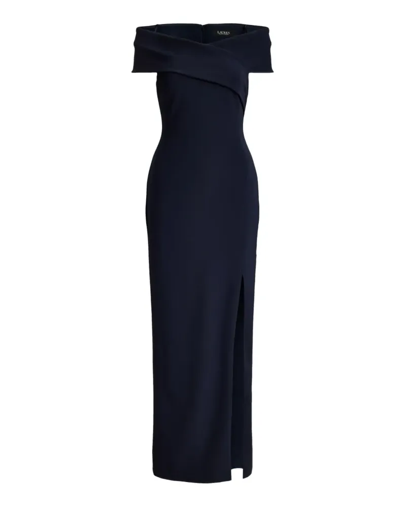 Ralph Lauren Schulterfreies Faille-Maxikleid - Blau Blau