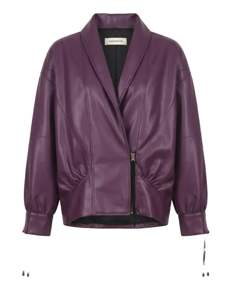 NINEMINUTES The Virgo Cropped-Jacke - Violett Violett