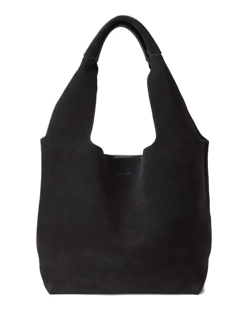 Veronica Beard Tote Bag aus WIldleder - Schwarz Schwarz