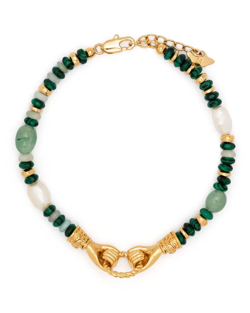 Missoma x Harris Reed In Good Hands Perlenarmband - Gold Gold