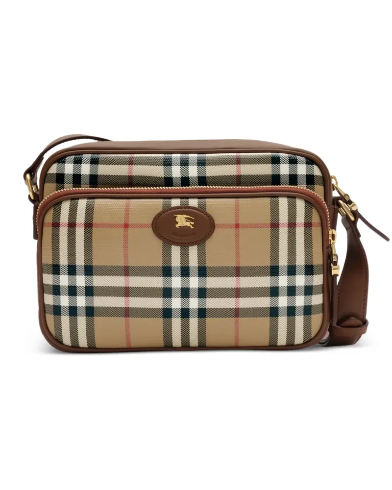 Burberry Check pocket crossbody bag - Nude Nude