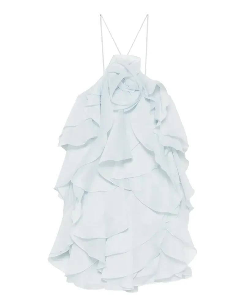 Aje. Pandorea ruffled mini dress - Blau Blau