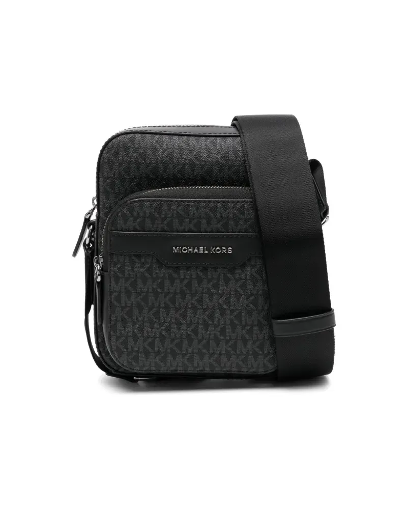 Michael Kors Hudson Kuriertasche - Schwarz Schwarz