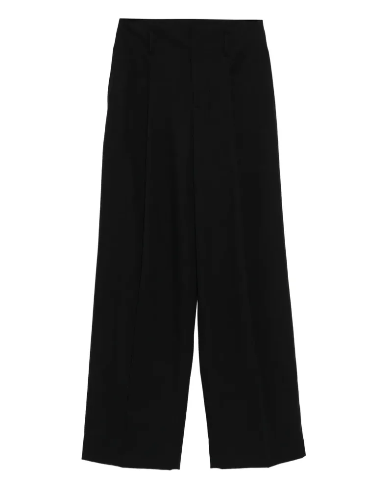 Vince high-waist pleated trousers - Schwarz Schwarz