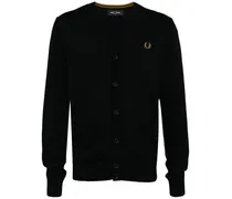 Cardigan mit V-Ausschnitt - Schwarz