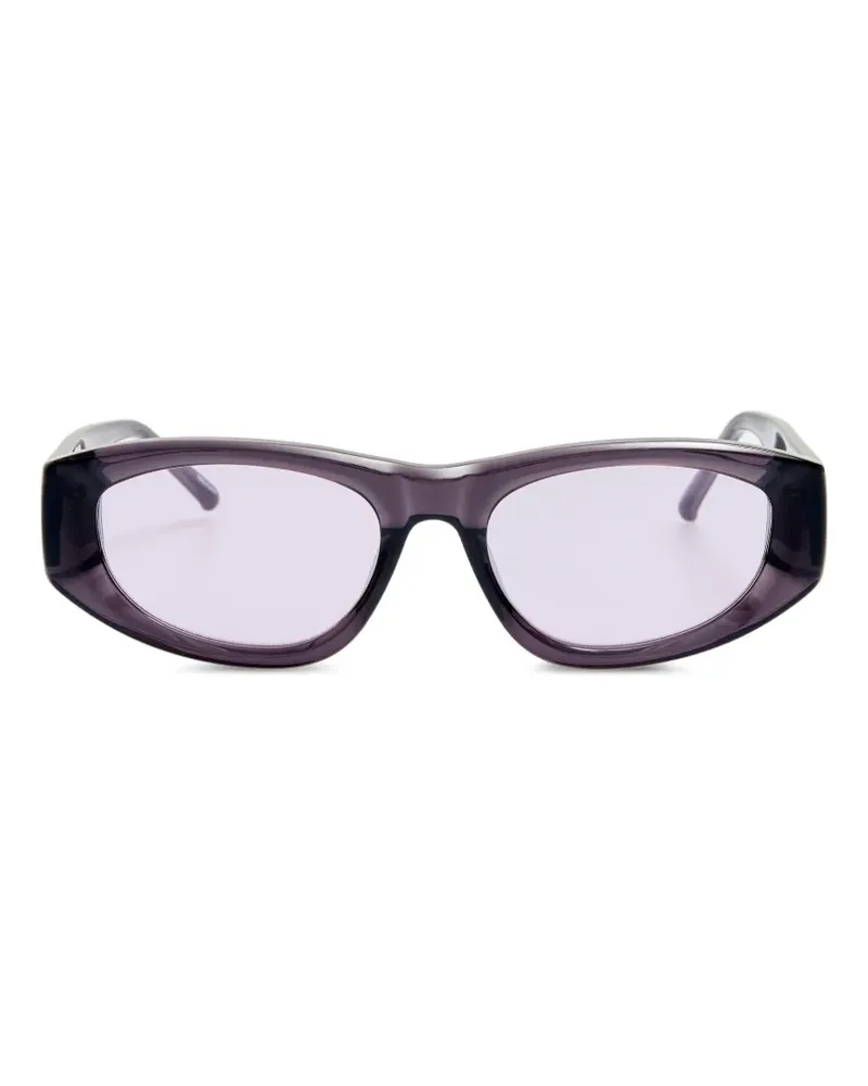 ATTICO x Linda Farrow Maya geometric-frame sunglasses - Violett Violett