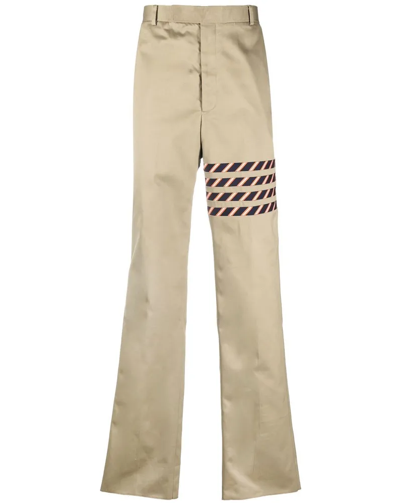 Thom Browne Chino mit Streifen Nude