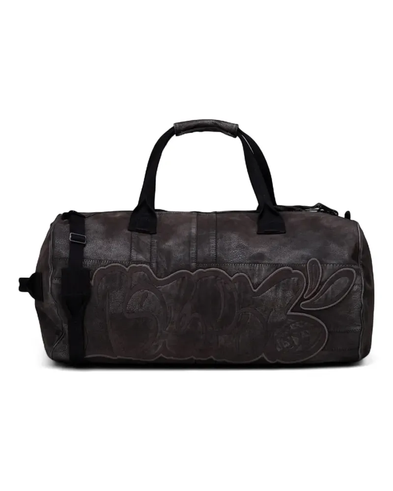 Napapijri appliqué duffel bag - Braun Braun
