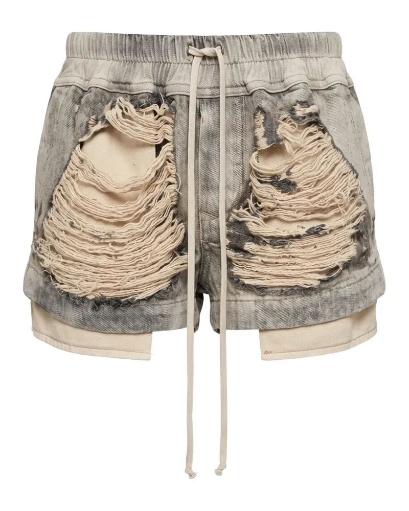 DRKSHDW by Rick Owens Shorts im Layering-Look - Grau Grau