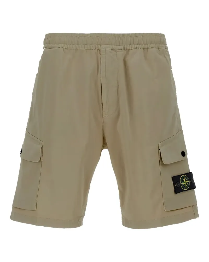 Stone Island Shorts mit Kompass-Motiv - Grün Grün