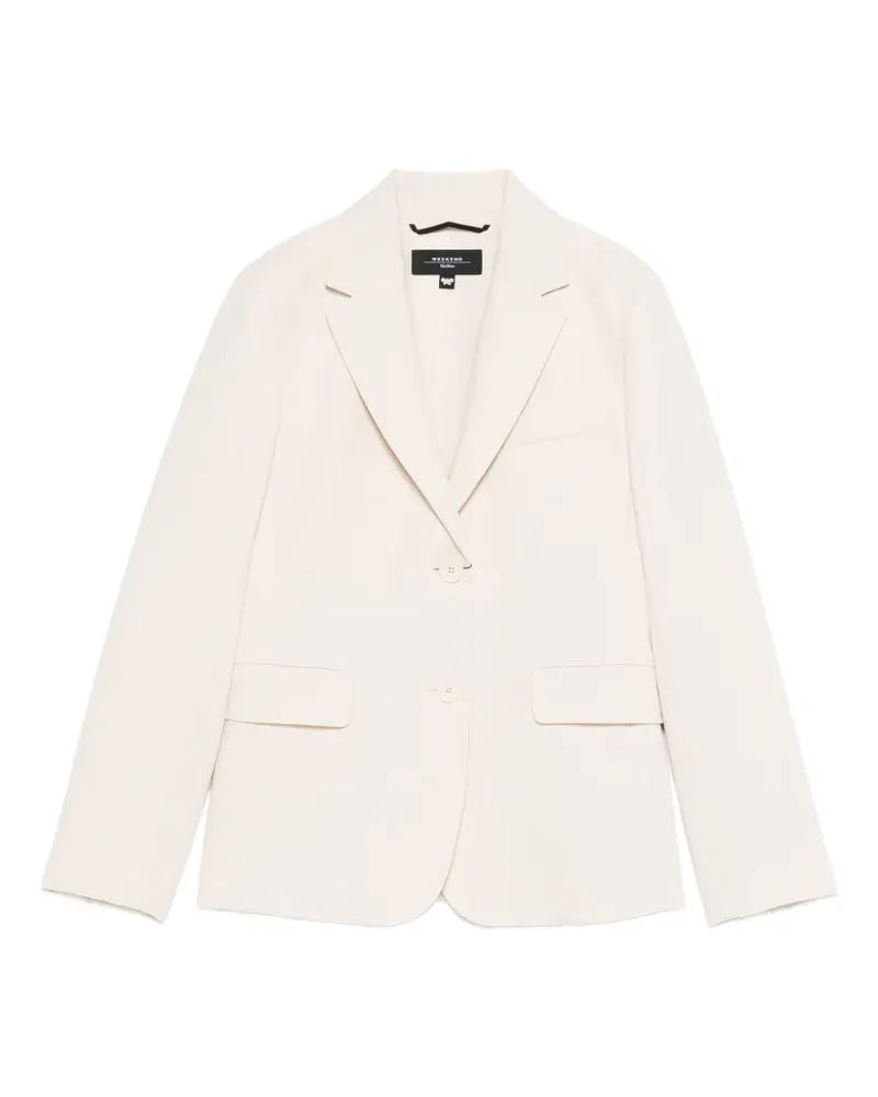 Max Mara Uva flap-pocket blazer - Nude Nude