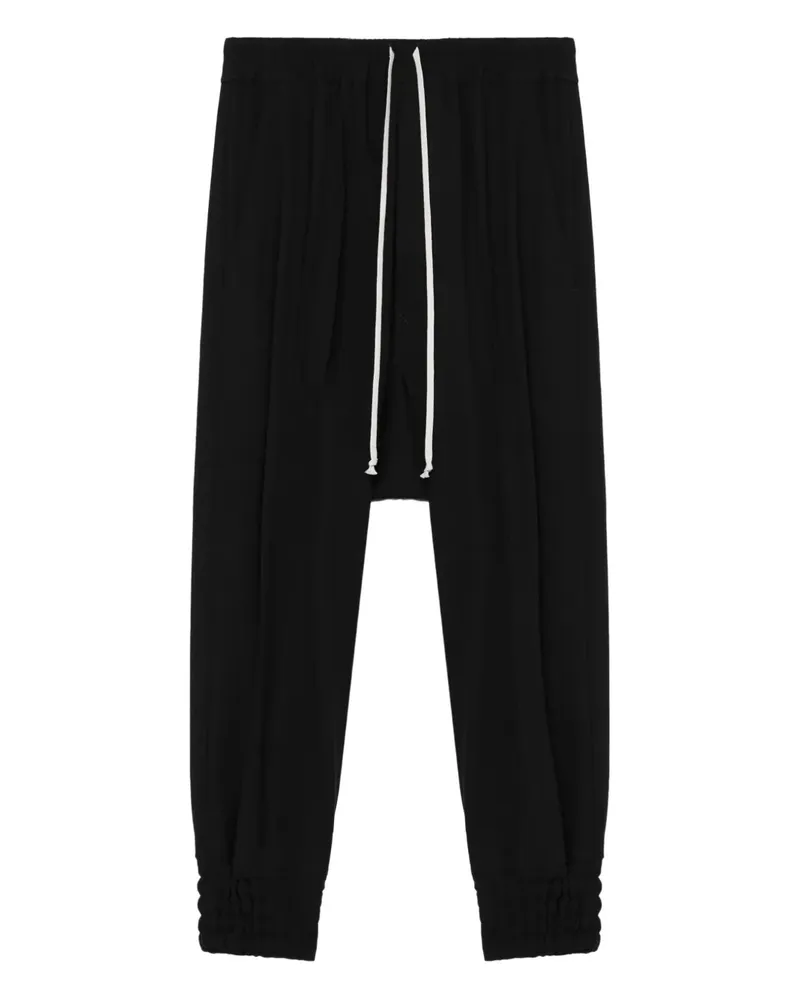 Rick Owens Hose mit tiefem Schritt - Schwarz Schwarz