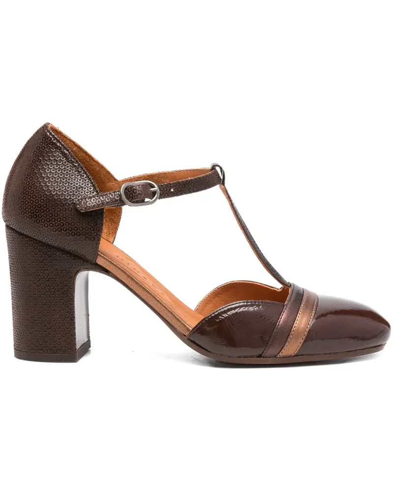 Chie Mihara Miver Pumps mit T-Riemen 65mm - Braun Braun
