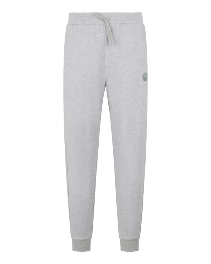 Philipp Plein logo-patch track pants - Grau Grau