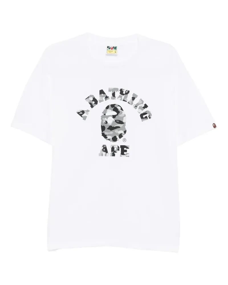 BAPE 1st Camo College T-Shirt - Weiß Weiß