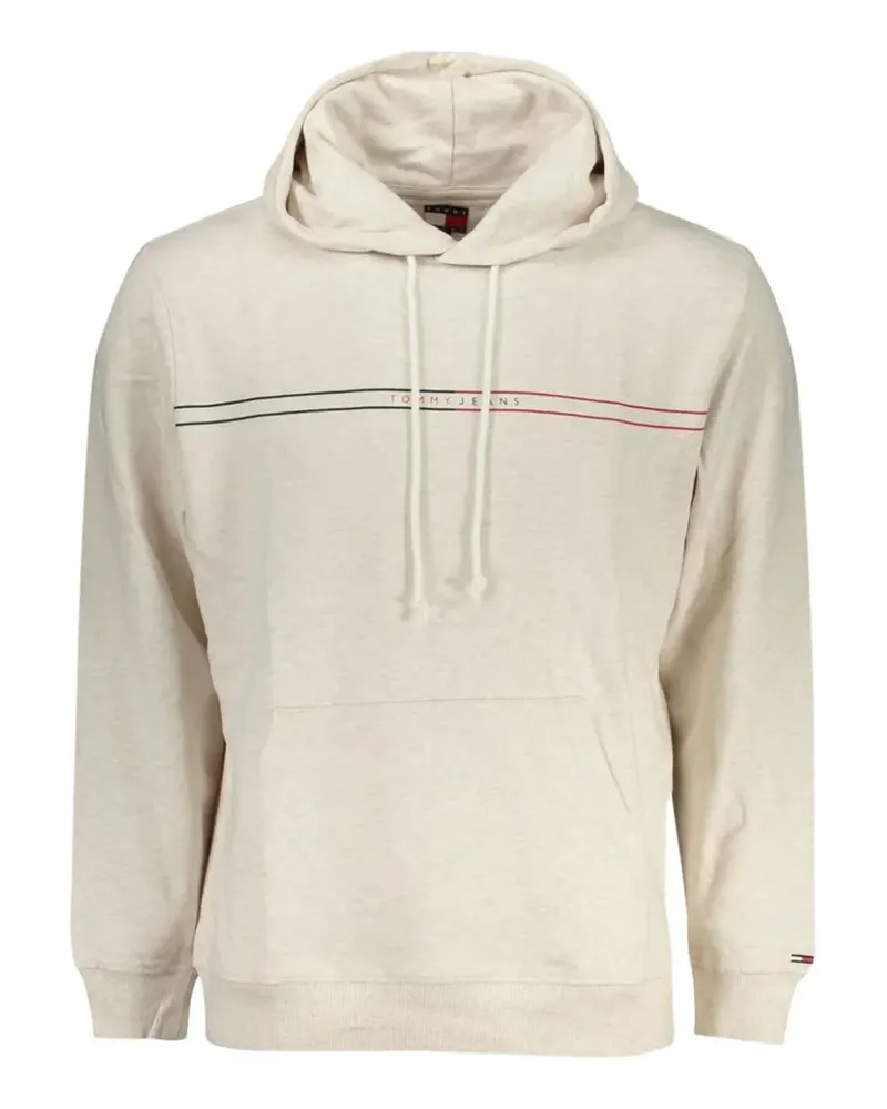 Tommy Hilfiger logo-print drawstring hoodie - Nude Nude