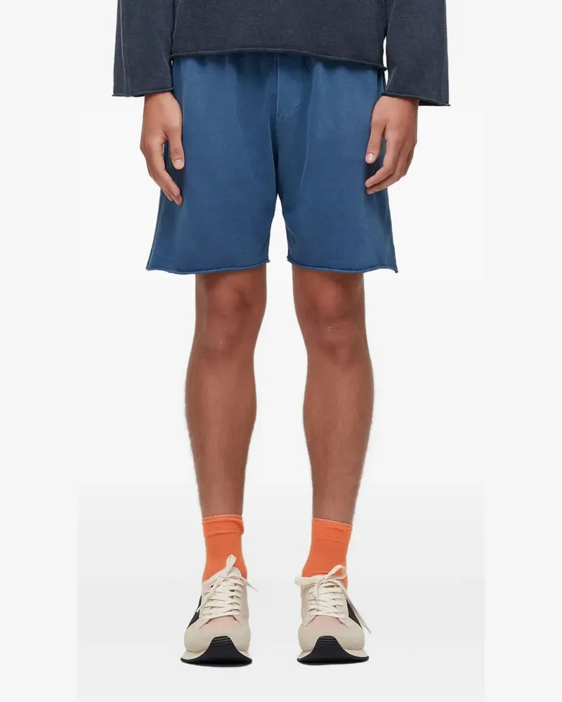 Osklen Ungesäumte Shorts mit Kordelzug - Blau Blau