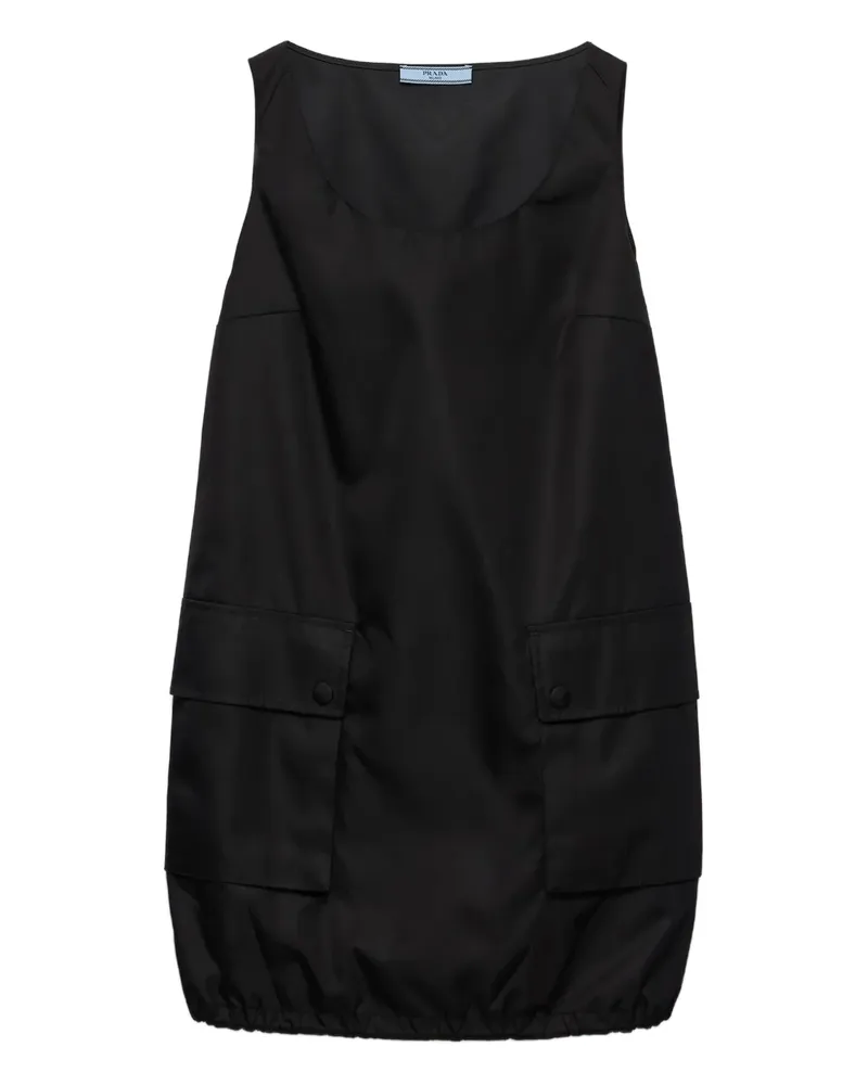 Prada Ärmelloses Minikleid - Schwarz Schwarz