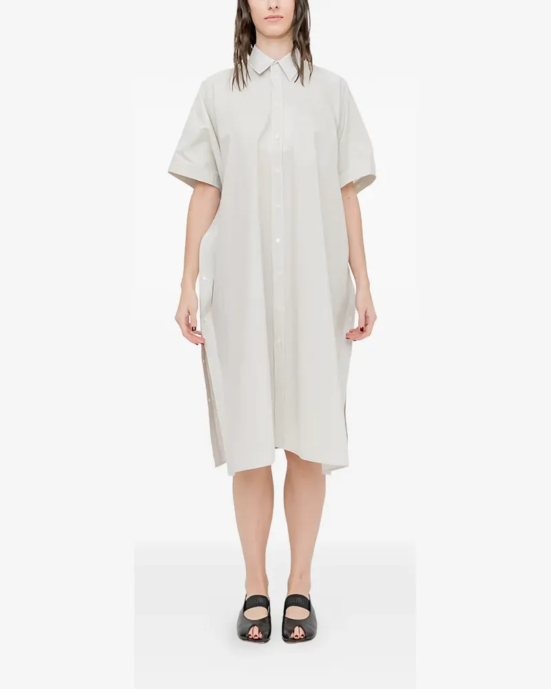 Maison Margiela short-sleeve shirt midi dress - Nude Nude