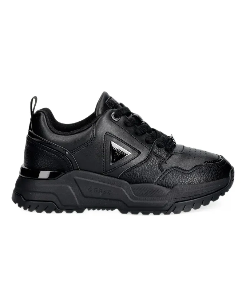 Guess Helada Sneakers mit Einsätzen und Logoplakette - Schwarz Schwarz